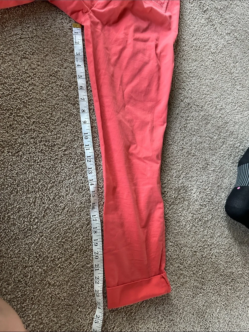 J. Crew Cropped Ankle Pants in Coral